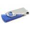 Wholesale 2GB USB Flash Drive Memory Stick Drive Swivel design Blue