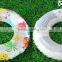 Colorful inflatable PVC swim ring, inflatable donut swimming ring for water sports