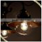 High Quality 5 Lights Coffee Color Iron Ceiling Lamp Glass Ball Shade for Home and Hotel