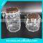 Coffee Bean Lid Plastic Airtight Clip Top Food Canister Spice Jam Herb Honey Candy Jars Set