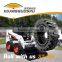 High quality Solid skid steer loader tires SKS tire with hole on sidewall 10-16.5 12-16.5