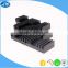 China manufacturer black anodized aluminum parts heat sinks made by CNC