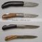 Handmade Damascus Knife With Antler Handle,Folding Pocket Knife