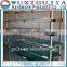 PE coated pipe and metal joint rack shelf