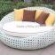 Modern Sofa Sunbed Rattan Round Bed Used Patio Furniture