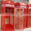 OEM outdoor telephone booth with steel metal construction