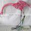 Metal Pink Flamingo Garden Ornaments Home Decoration Handmade Craft From Waste Material