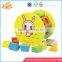 Wholesale wonderful baby wooden blocks box toy educational wooden blocks box toy W12D002