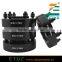 1.5" Thick 6x139.7 Black Hub Centric Wheel Spacers Adapters for Toyota