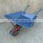 heavy duty wheel barrow with one wheel farm tool cart metal gardon cart