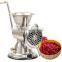 22# Small hand operated meat grinder from China factory. brght star