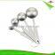 ZY-L2004 wholesale high quality 4pcs stainless steel measuring spoon set for cooking tools