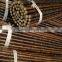 Natural Clean Dry Straight Cheap Treated Black Bamboo Poles