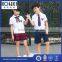 white school uniforms shirt navy short/skirt school uniform factory