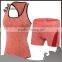2 pcs fashion yoga gym bodybuilding fitness sports wear set clothing for women