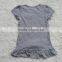 Garment stocks girl's fashion new desgin t-shirt