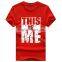2016 This is me Summer Men T Shirt Casual Cotton Tee Shirt Men Short Sleeve Slim Fit T-Shirt Men O-Neck Tees
