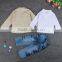 2016 Wholesale 3pcs suit of boy' clothes set,shirt,suit clothes and jeans