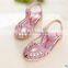 F10017E summer rhinestone sandals girls hot selling sandals