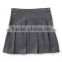 Fantastic Quality Girls Cotton Twill Khaki Bow Pocket Pleated School Uniform Skirt