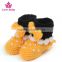 wholesale boutique crochet baby booties kids winter shoes with bow LBS20151223-36