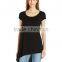 Women's Scoop Neck Asymetrical HemCotton/Viscose Knit Top/Dress Shirt