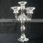 Crystal Candle holders for Glass Wedding & Table centerpieces