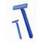 twin blade razor, stainless steel, smooth shaving