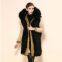 2016 Korea style wool new fashion turkey fur coat for women
