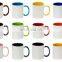 11oz Sublimation Inner+handle Color Cup Ceramic Coffee Mugs