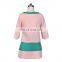 contrast color ladies two-piece suit three quarter sleeve newest design clothing wholesale