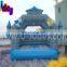 Blue color bouncy, inflatable castle on sale