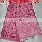 High quality cord lace african lace FL758 fuchsia pink