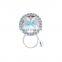 China Wholesale Round Shining Crystal Magnetic Eyeglass Holder Brooch Pins