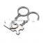 couple design heart shape metal lover keychain