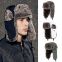 Trapper Warm Russian Trooper Fur Earflap Skiing Cap Windproof Winter Hat