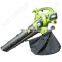 portable/handheld gas leaves blower-vacuum/1000w garden blower with collection bag