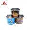 Hot new products 250ml round screw top tin cans with plastic brush 250 ml can 20ml metal