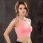 No Steel Mesh Mesh Stitching Back Sports Bra, quick-dry shock-proof large size fitness yoga running sports underwear