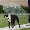 New design pet supplies dog transparent umbrella traction rope dog leash