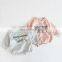 2020 Autumn baby bodysuit Cartoon Printed One-Piece Suit Romper Crawling Clothes Hat baby girl onesie little girls clothing
