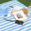 custom Folding picnic mat outdoor picnic mat waterproof beach mat
