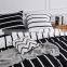 Home 4 Piece Microfiber Bed Sheet Set Striped pattern Comforter Bedsheet comforter set for hotel