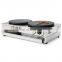 commercial CE double plates electric crepe maker pancake maker