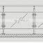 316l stainless steel glass clamp