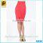 Custom 2016 Red Sexy Fashion Casual Lace Pencil Skirt