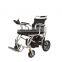 portable folding lightweight wheelchair electric power wheel chair with 24V 12AH lithium battery