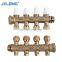 CW167n Heating System Manifold  Brass Forging Water Valve Heater Manifold HVAC System