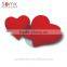 Cute heart shaped toothbrush holder novelty pvc toothbrush holder hanger