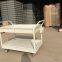 Folding trolley pull goods trolley warehouse Trailer portable four wheel silent shopping trolley carrying flat car